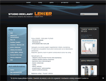 Tablet Screenshot of lekker.pl